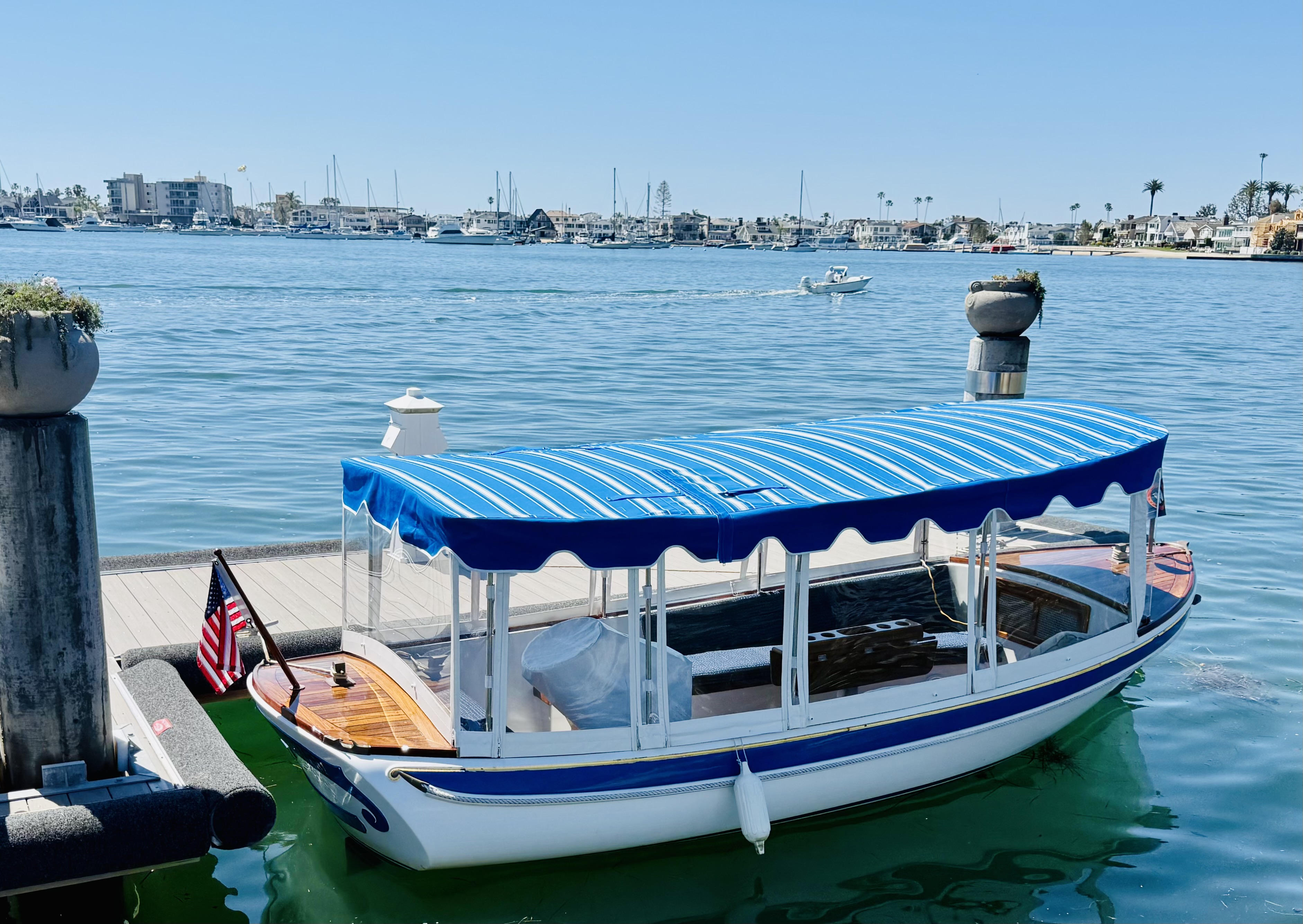 Duffy boat side view